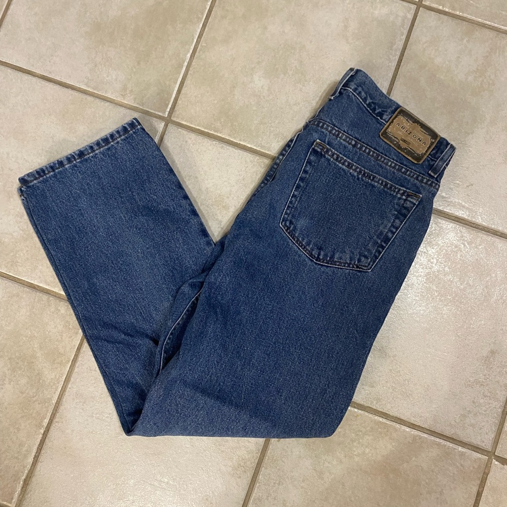 Arizona Jean Company Dark Blue Straight Jeans